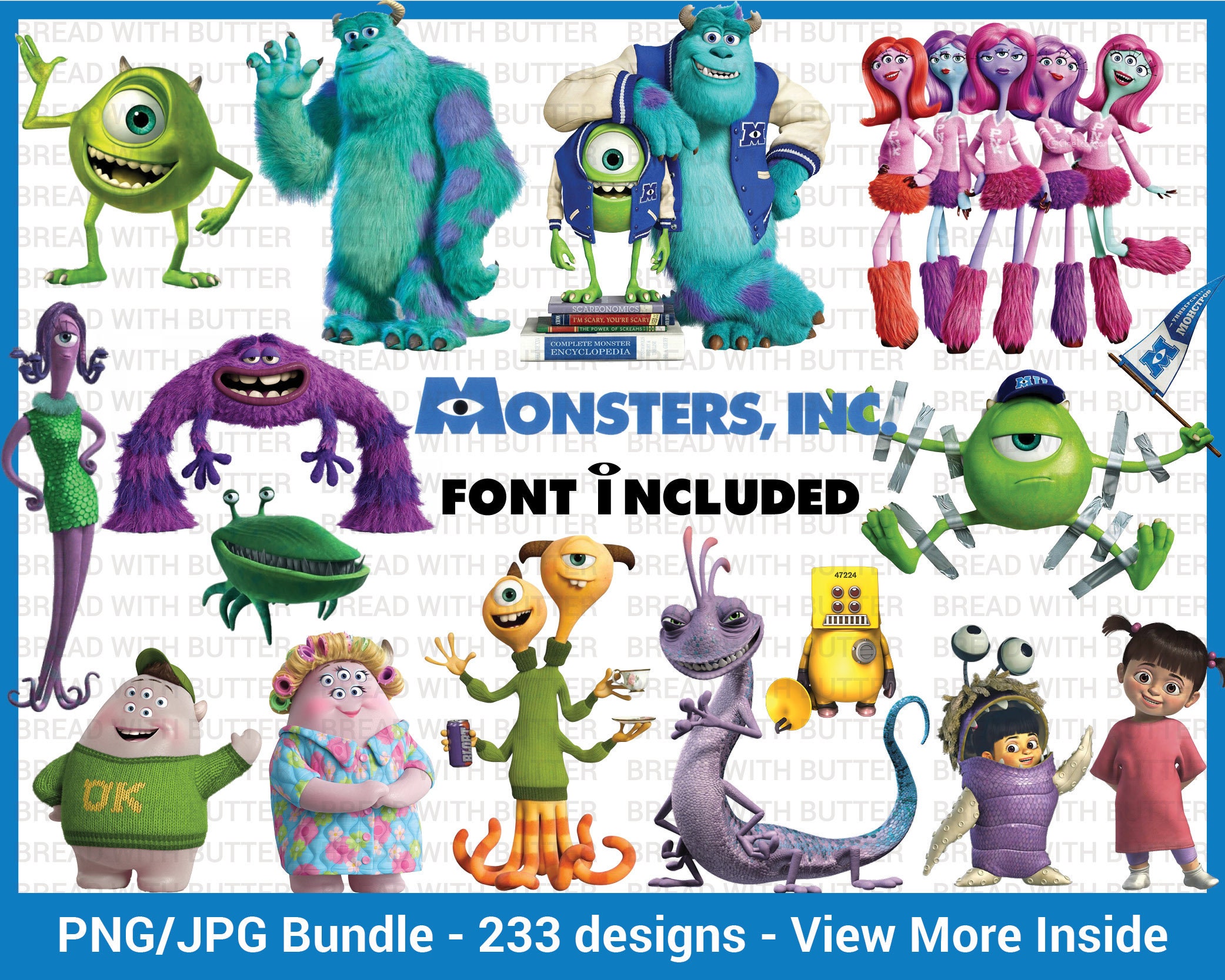 Monsters Inc Characters Names List