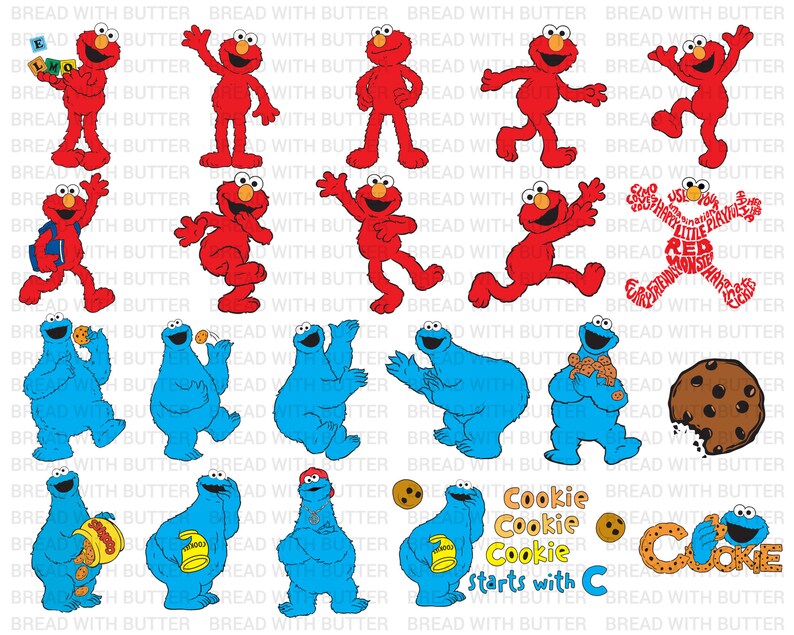 Download Sesame Street SVG Bundle Sesame Street svg Sesame Street ...