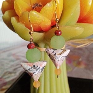 Origami earrings