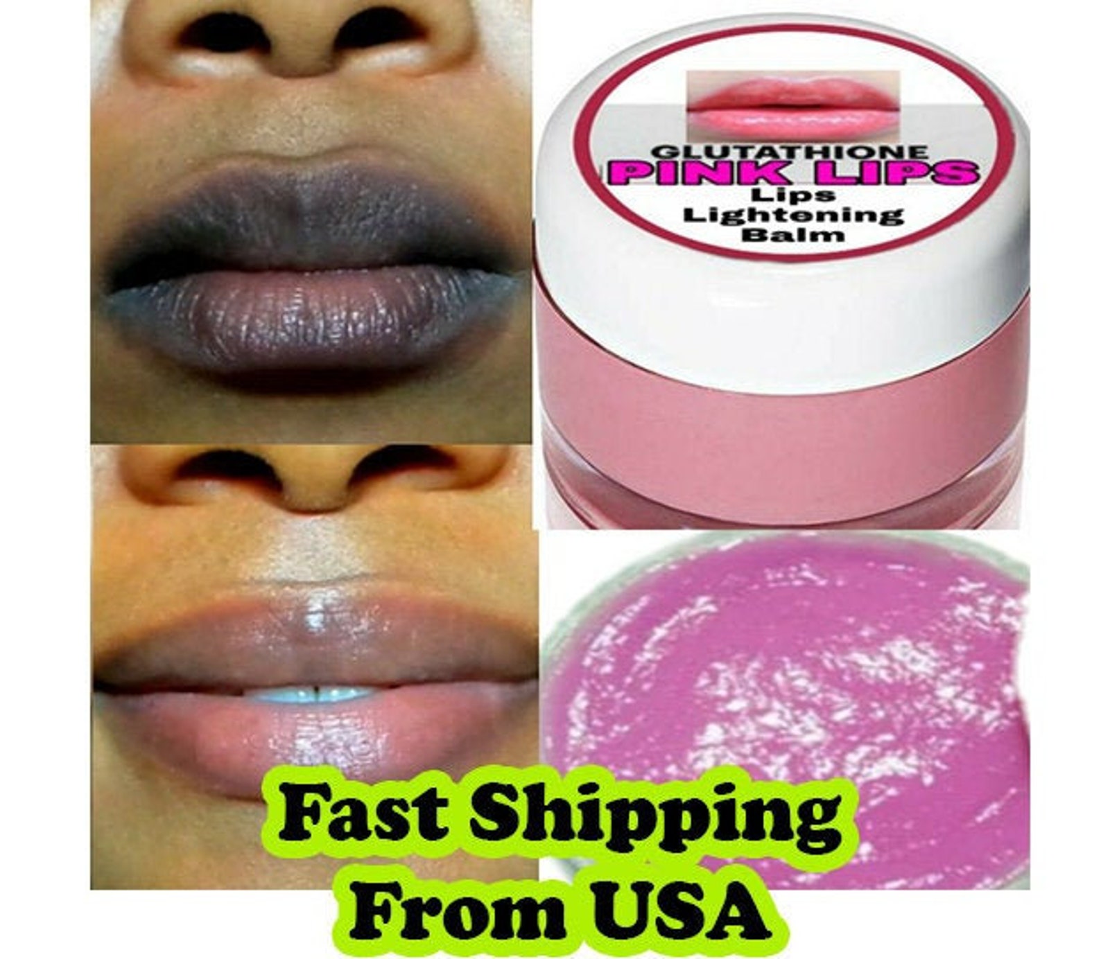 Lips Lightening Bleaching Balm Results in 3days Pink Lips Etsy