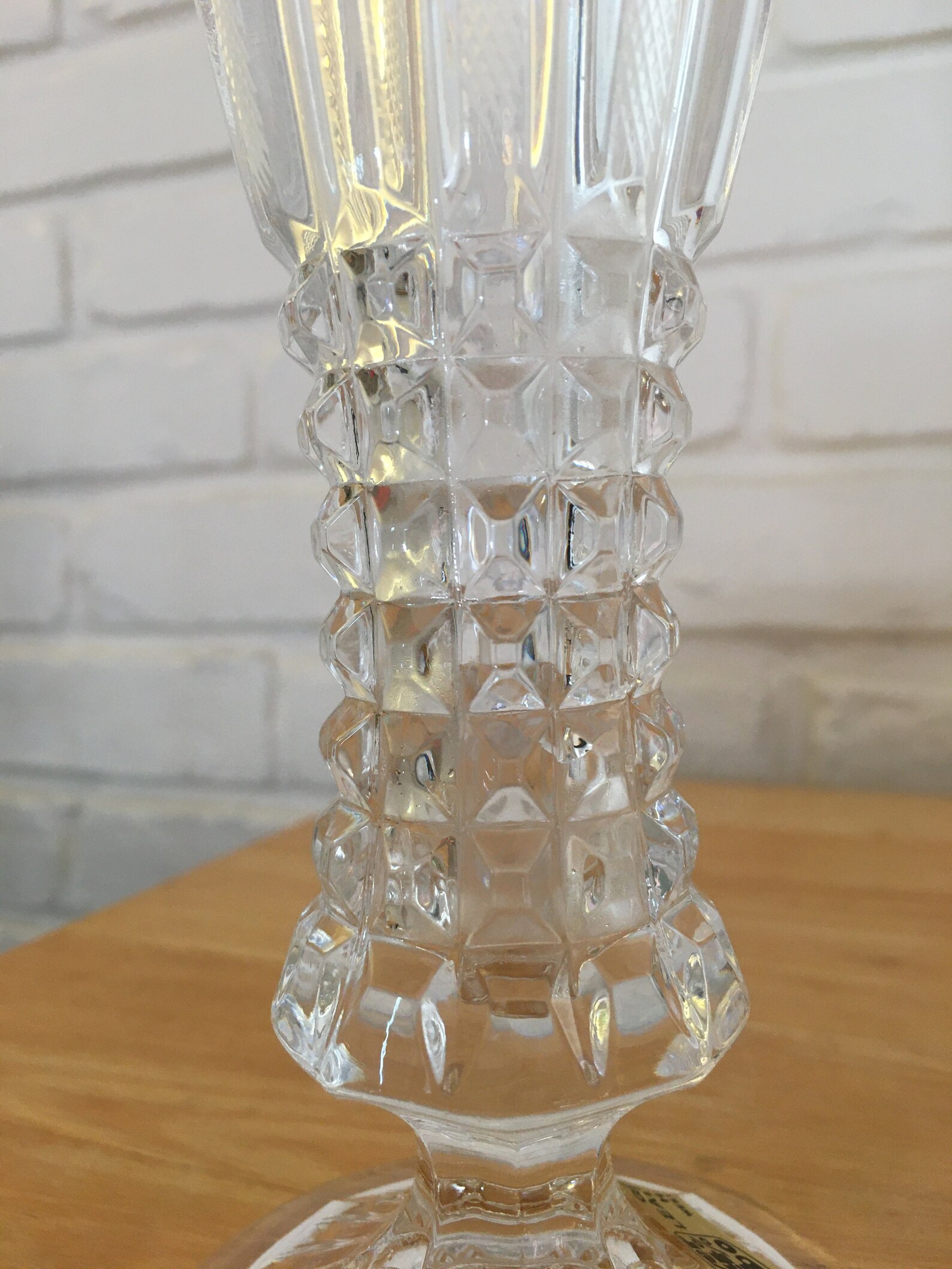 Vintage Genuine lead crystal vase hand cut in Western Germany. Etsy