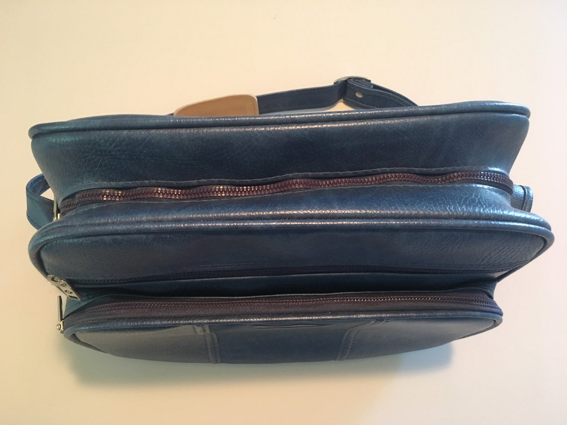 Vintage blue Samsonite carry-on luggage piece | Etsy