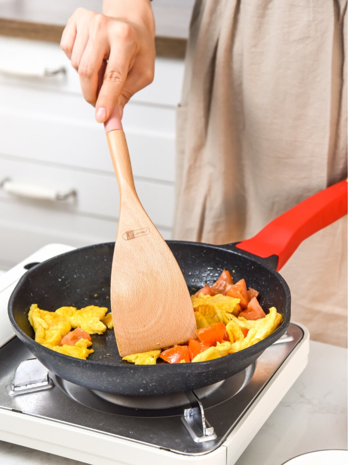 Japanesestyle wooden shovel nonstick cookware cooking shovel Etsy