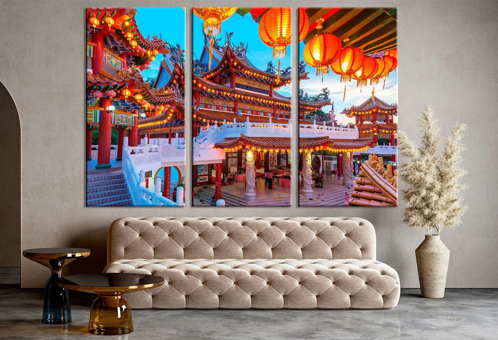 Thean Hou Temple Wall Art Kuala Lumpur Home Decor Malaysia Etsy