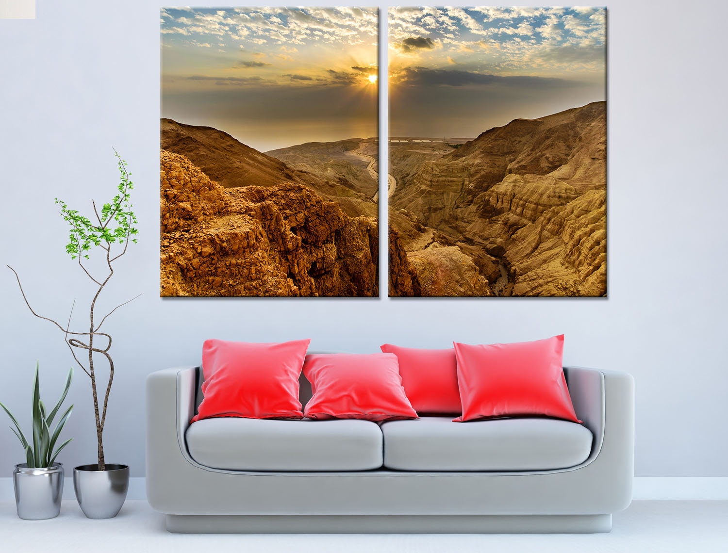 Israeli Wall art Judean Wall art sets Desert Wall decor Etsy
