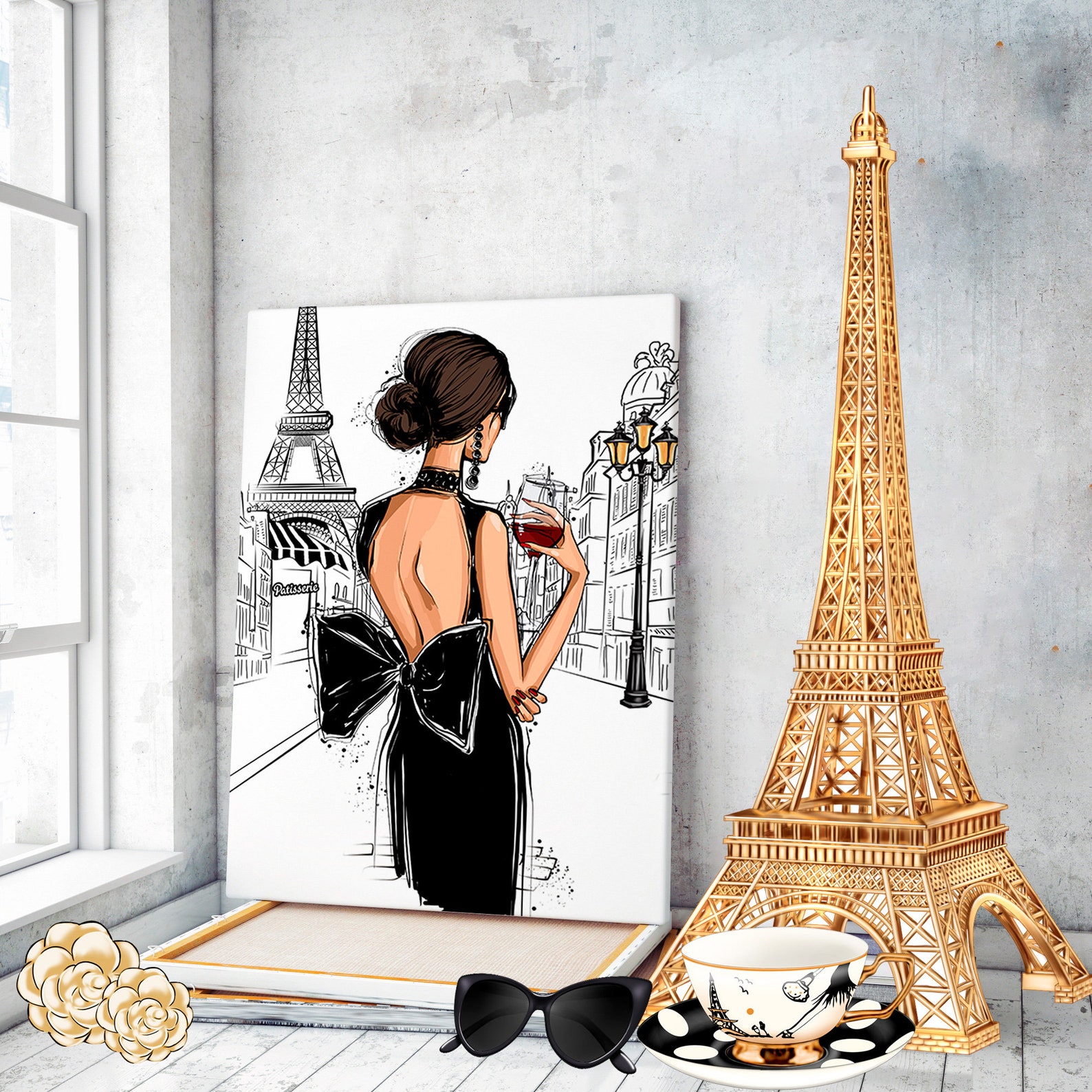 Fashion Print Fashion Girl Art Fashion Wall Art Modern Wall Etsy