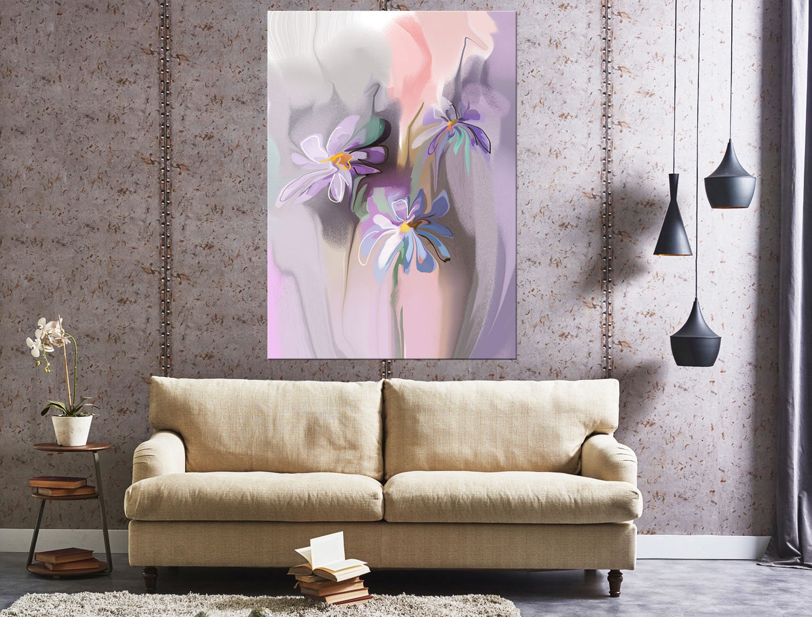 Oil Painting Wall Art Aesthetic Room Décor Bouquet Art Print - Etsy