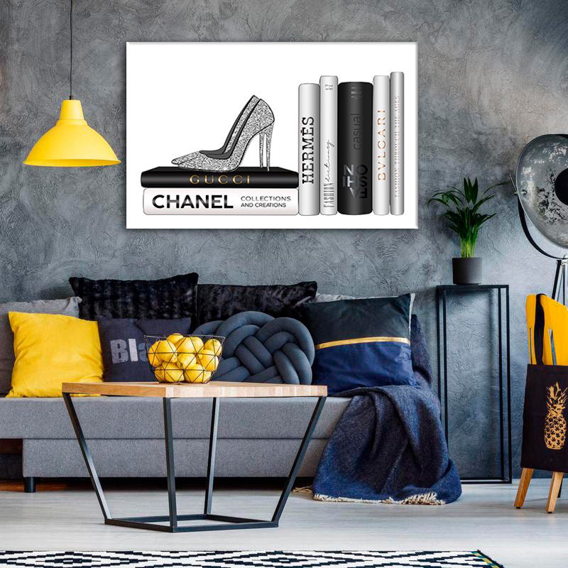 Fashion wall art Shoes wall art Shoes print Shoes canvas Shoes | Etsy