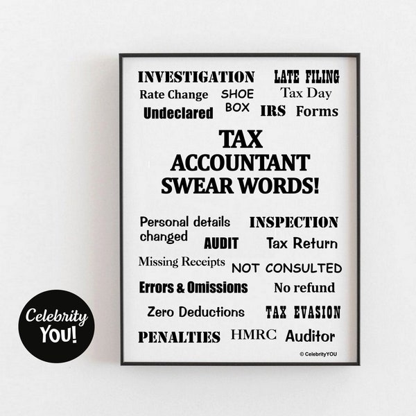 Tax Office Decor Etsy