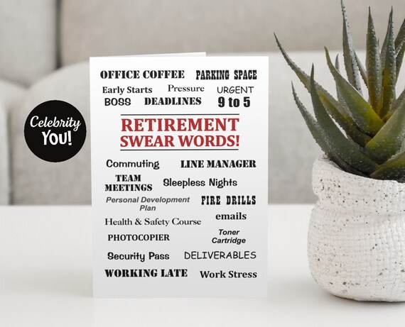 Funny Retirement Cards Printable
