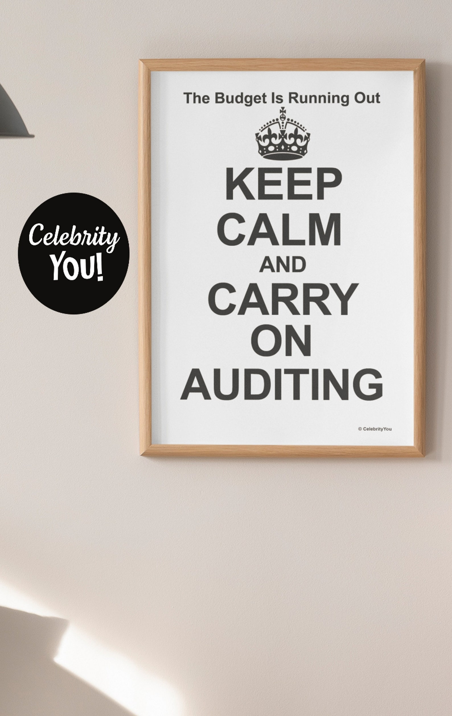 Auditing Sad Sign Keep Calm Auditing PRINTABLE Audit Poster, Funny AUDITOR Gift, Joke ...