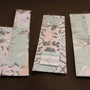 Paper Snippets. Junk Journal Snippets for your pages. Gray and Ash Pink Colored Snippets for your scrapbook.