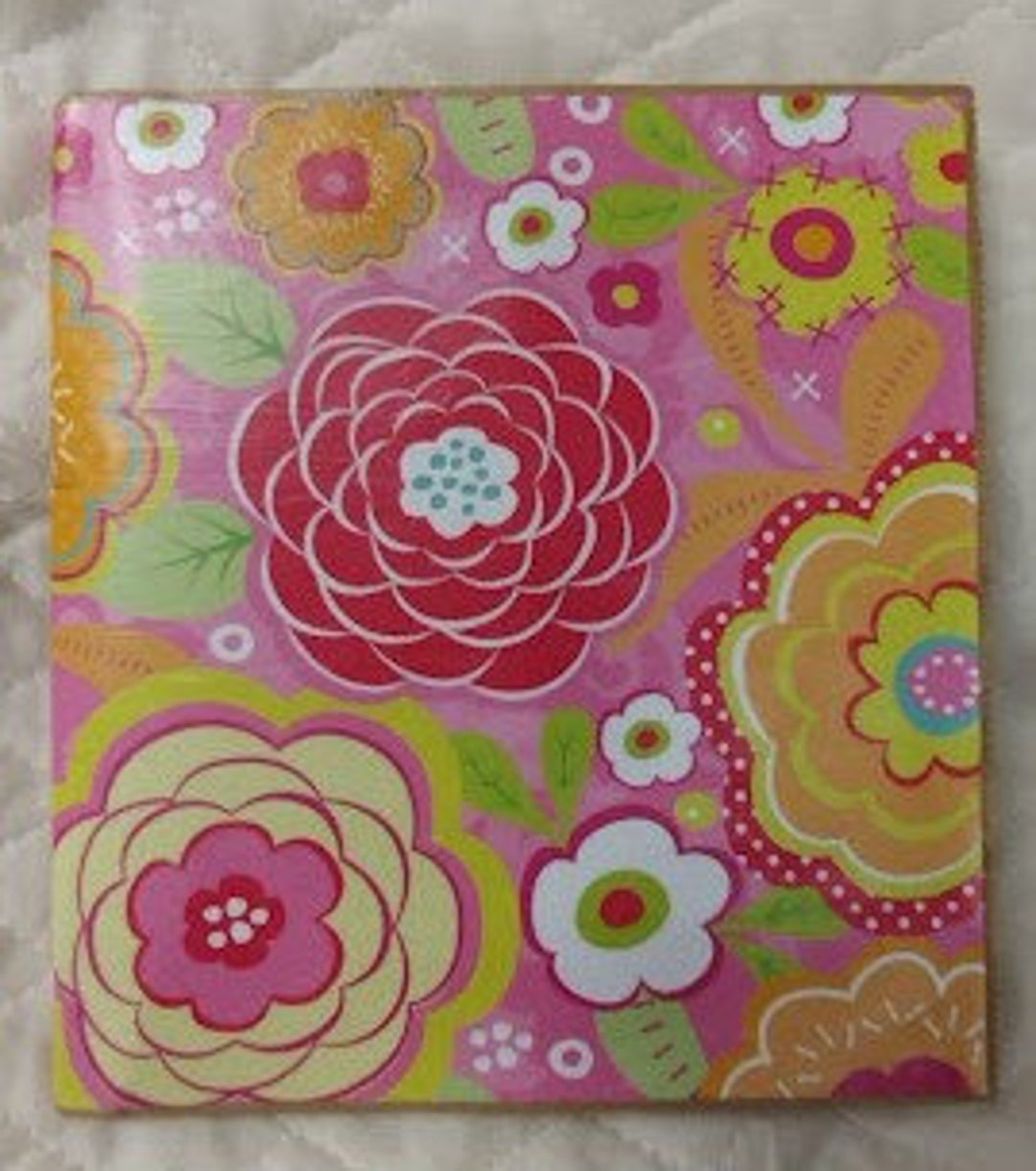 Lunch Bag Junk Journal. Paper Bag Journal. Floral Lunch Bag Etsy