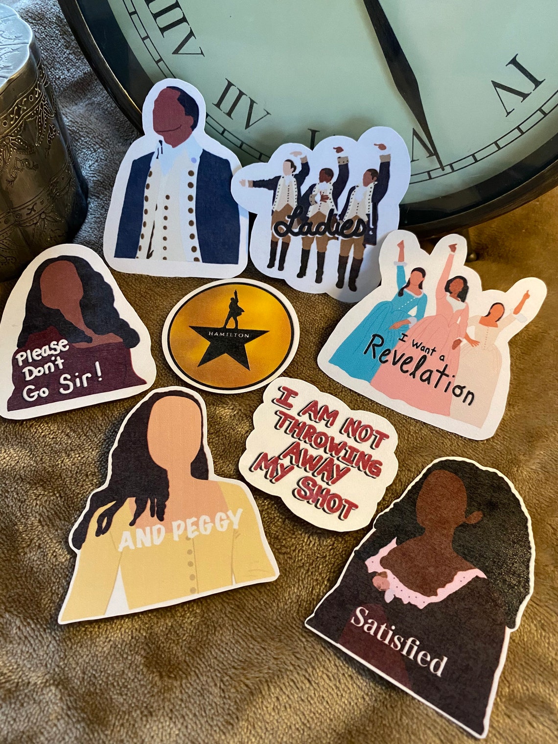 Hamilton Movie Emblem Sticker l Water Bottle Sticker l Laptop Etsy