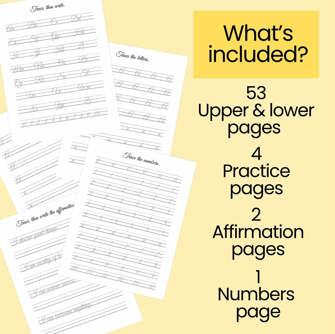 Cursive Handwriting Worksheets | Cursive Practice for Kids &amp; Adults ...