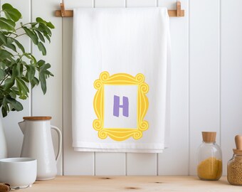 Vrienden kijkgaatje Frame aangepaste naam of monogram
