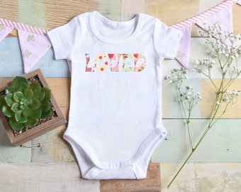 Berry Loved-romper van fijne jersey voor baby's