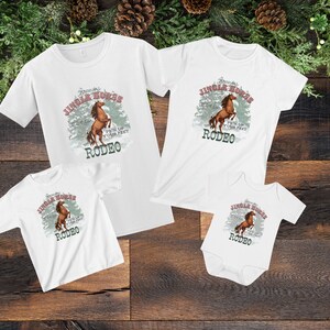 Jingle Horse Rodeo Holiday Shirts for the Family