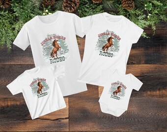 Jingle Horse Rodeo vakantieshirts voor het hele gezin