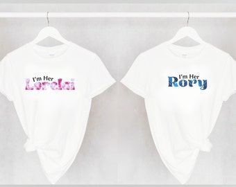 Lorelai en Rory bijpassende shirts