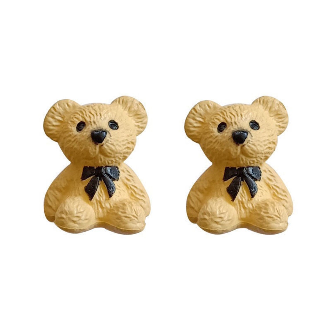 Teddy Bear Stud Earrings Toy Earrings Cute Earrings Etsy