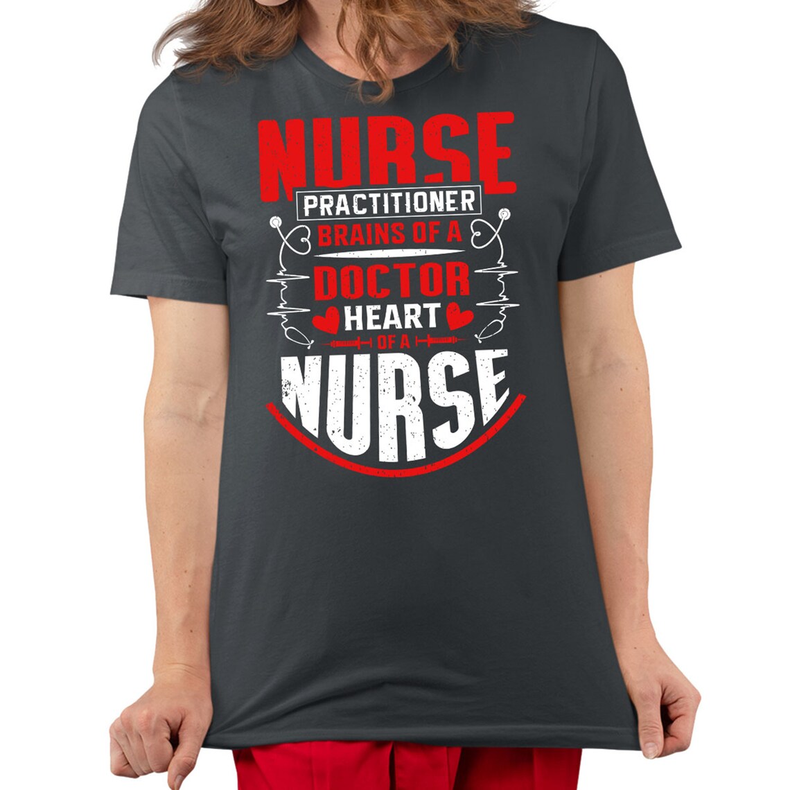 Nurse Practitioner Brains of A Doctor Heart of A Nurse | Etsy