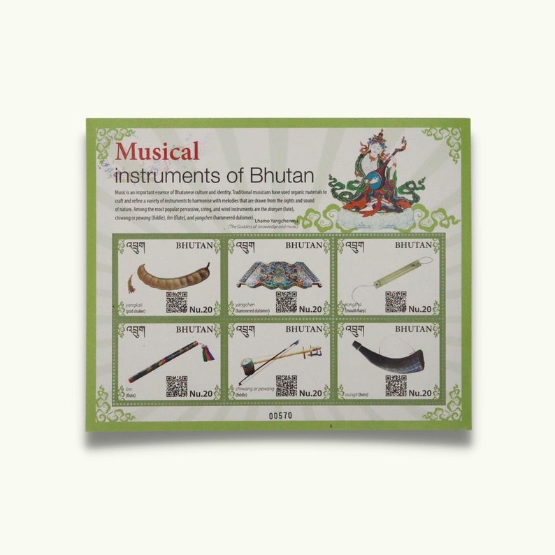 Intriguing Bhutanese Stamp Collection- Bhutan Postage Stamps - Etsy