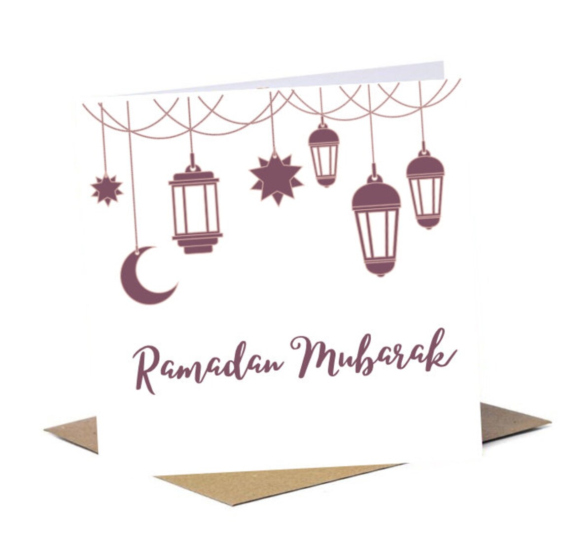 Ramadan cards Ramadan Mubarak Card Ramadan Printable Etsy