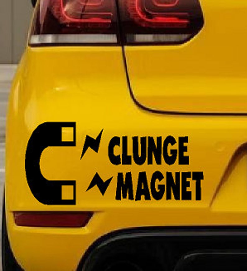 Clunge Funny rude car / window / bumper / wall Etsy