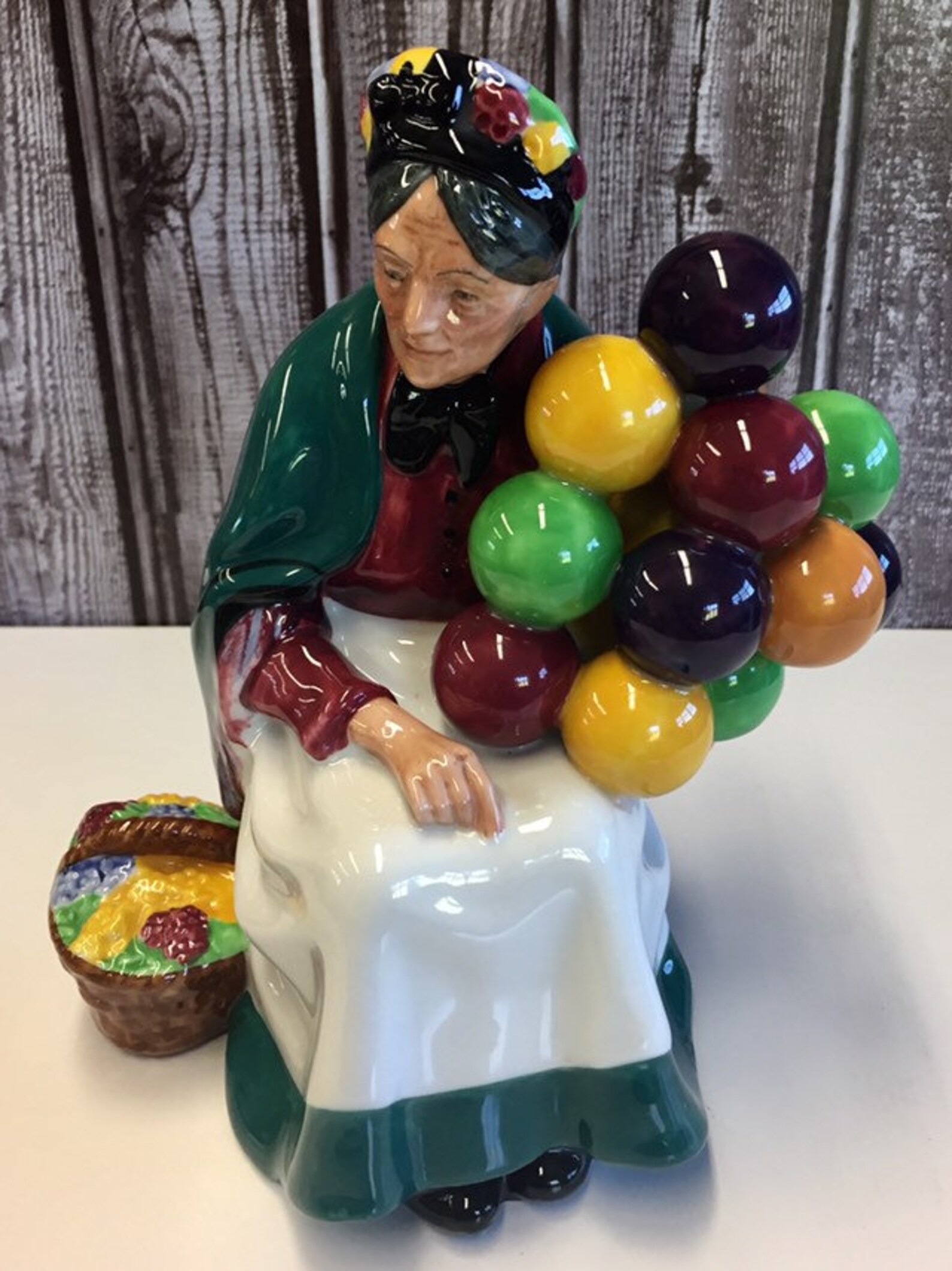 Royal Doulton the Old Balloon Seller Figurine Etsy