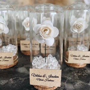 Personalized Wedding Favors for Guests, Rustic Wedding Favors, Beach Wedding Favors, Engagement Party Gifts, Glass Dome Favors, Cloche Dome image 2