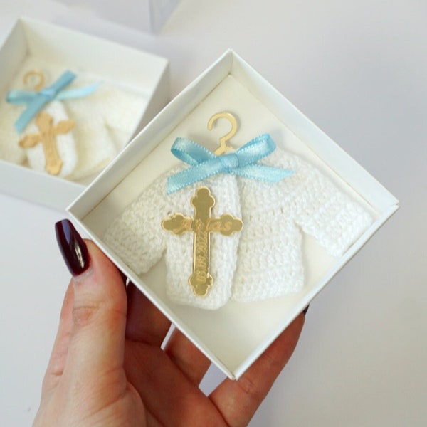 Baptism Magnet Favors, First Communion Centerpieces, Mi Bautizo Gifts, Mini Baby Crochet Fridge Magnet, Baby Shower Favors, Newborn Gifts