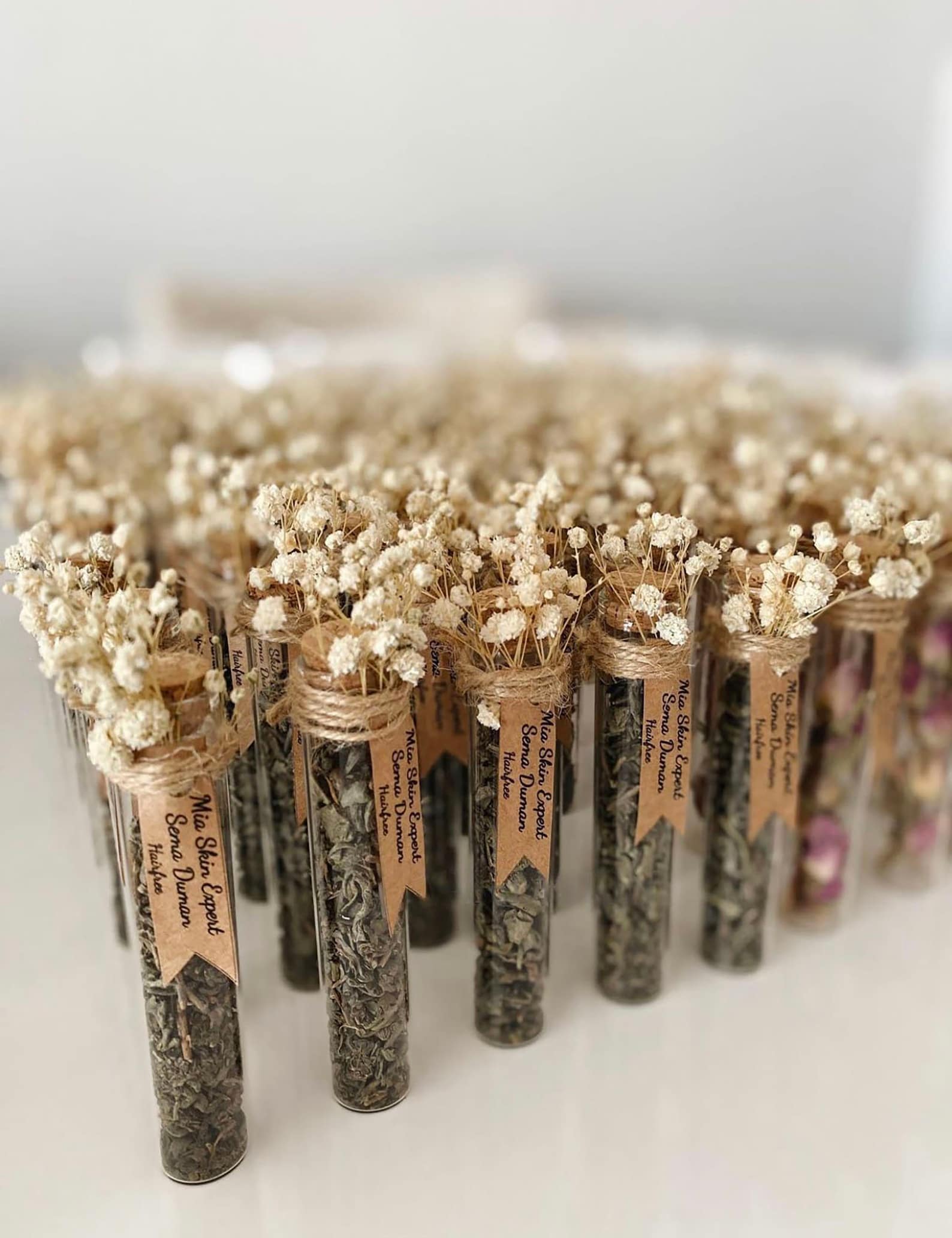 Wedding Tea Favors for Guests Herbal Tea Jars Favors Rustic - Etsy