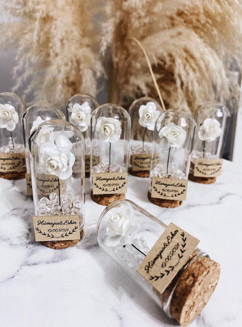 Personalized Wedding Favors for Guests, Rustic Wedding Favors, Beach Wedding Favors, Engagement Party Gifts, Glass Dome Favors, Cloche Dome image 7