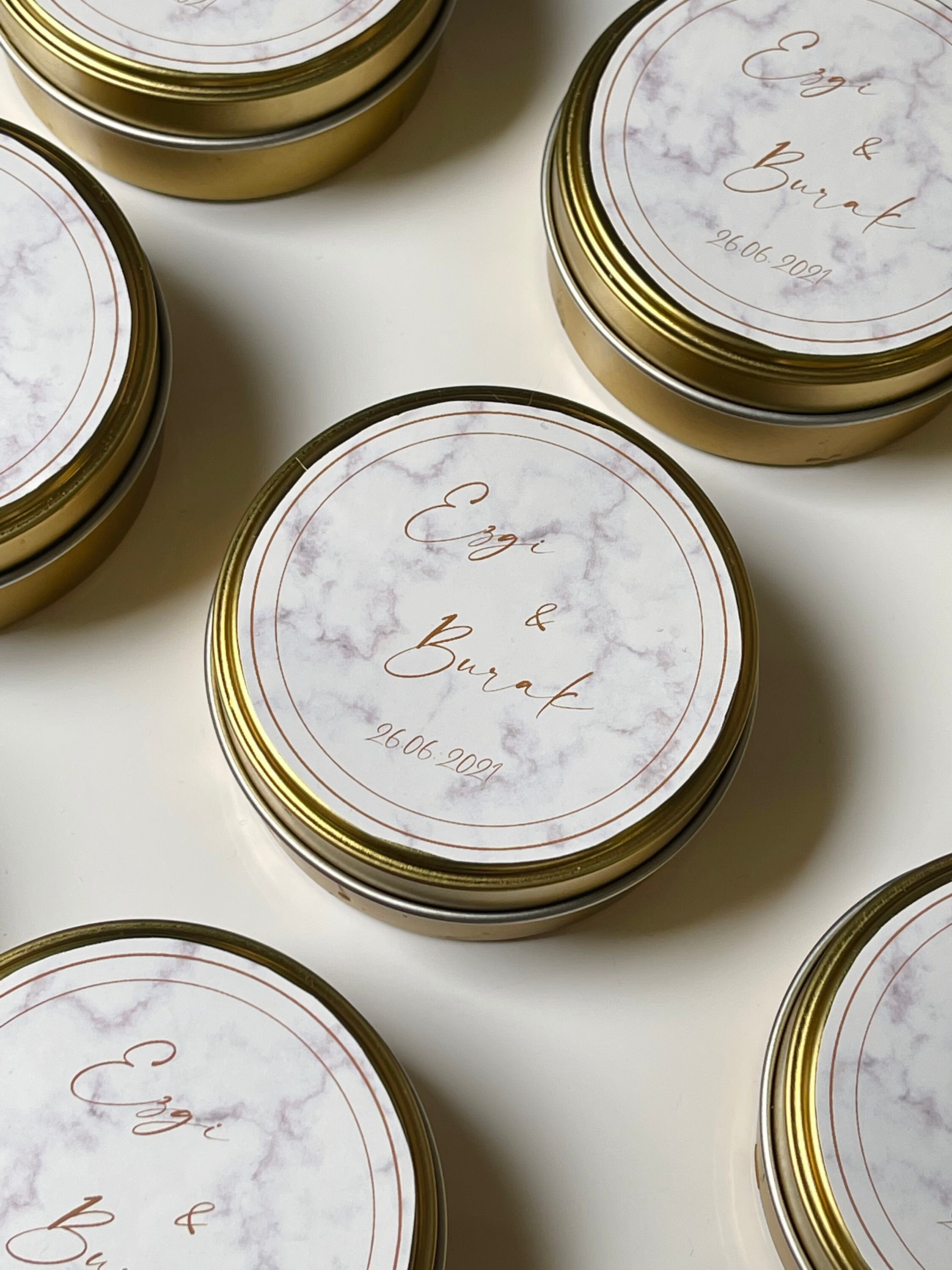 Personalized Scented Candle Favors Customizable Box Candle Etsy