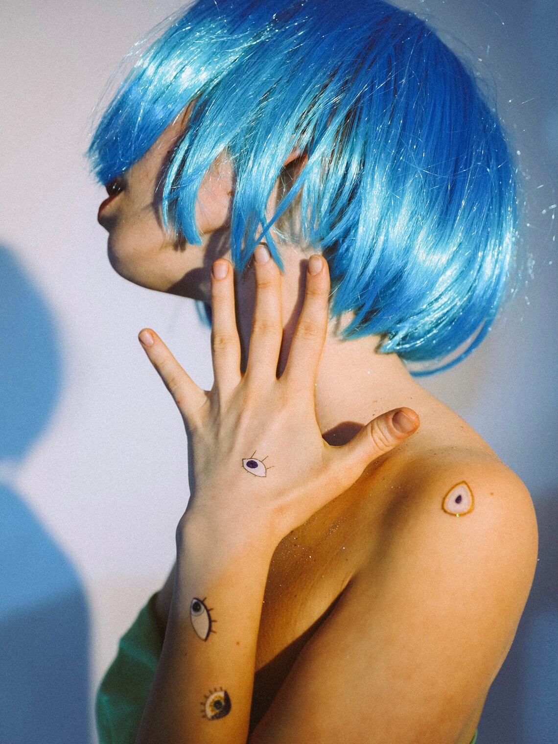 Simple Tattoo Hypno Eyes Ephemeral Tattooing Etsy