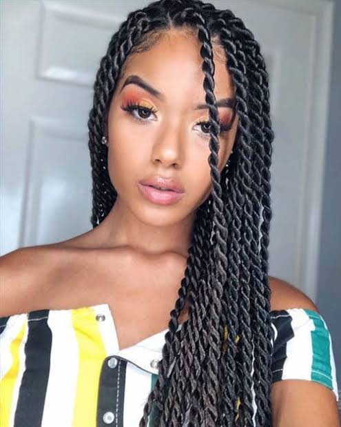 Medium Size Senegal Twist Braids With Frontal Lace, 48% OFF