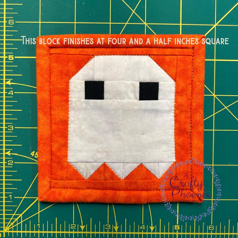 Ghost Block PDF Pattern for Mini Quilts, Scrap Fabric Pattern, Easy ...