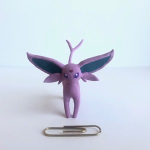 Mini Polymer clay Espeon figurine