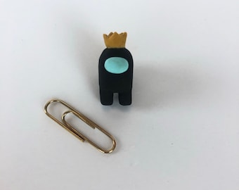 Tiny clay Among Us character