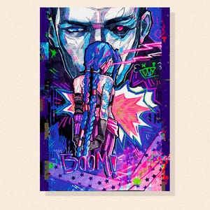Jinx/Silco Illustration Print (PREORDER)