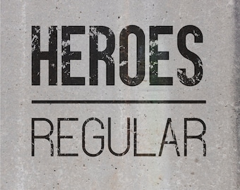 Heroes Font | Regular