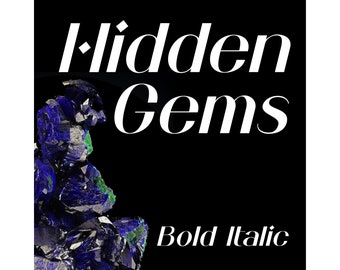 Hidden Gems - Bold Oblique