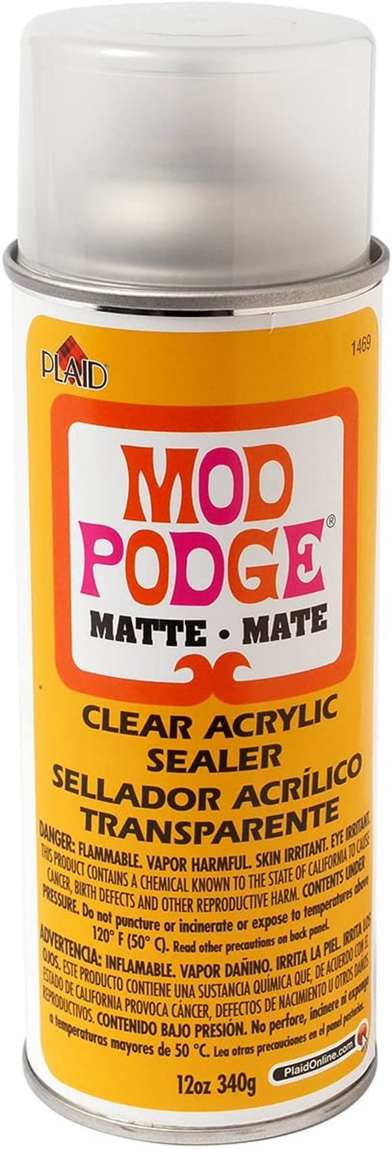 Mod Podge Spray 12oz Matte Brand New Clear Acrylic Sealer 12 Etsy