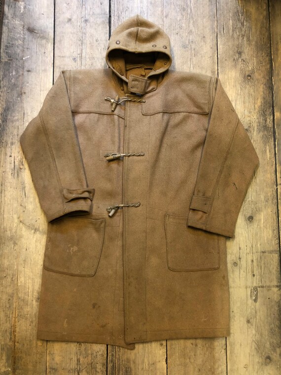 Vintage 1930s/40s WW2 Royal Navy duffle coat size