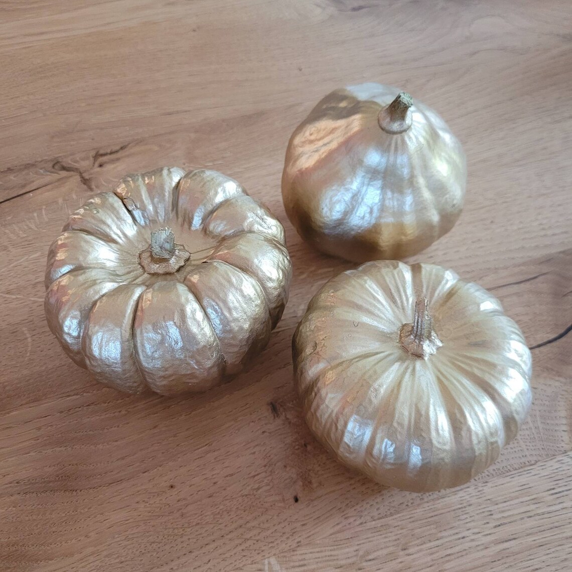 Produktbild von Kleine Kürbisse Halloweendekoration 12 Stück Orange 5 Cm , Günstige Halloween Partydeko Bei