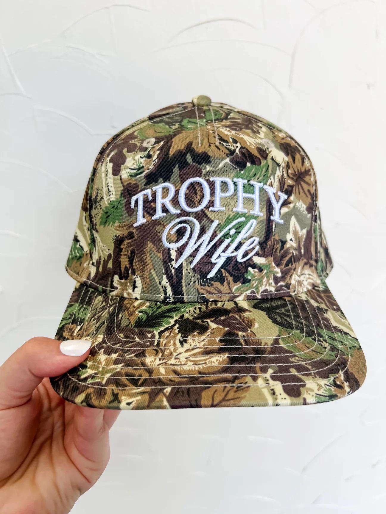 Trophy Wife Camo Hat, Women