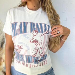 Vintage Old Ball Game T-Shirt, Baseball Season, Baseball Tee, MLB, summer, sports graphic tee