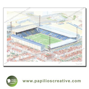 Portsmouth Football Club - Fratton Park - Fine Art Watercolour Limited Edition poster print