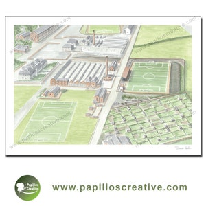 Dundee United - Tannadice Park & Surrounding Area, 1930s - Limited Edition poster print